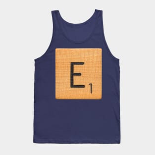 Scrabble Tile E Tank Top